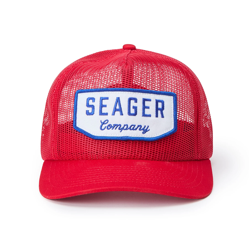 Wilson All Mesh Snapback Hat- Red